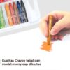 GREEBEL Oil Pastel 24 Warna Non Toxic - Krayon Mewarnai - Gambar 4