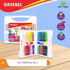 GREEBEL Oil Pastel 36 Warna Non Toxic - Krayon