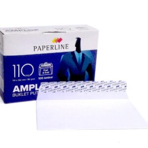Paperline Amplop Putih No. 110 Dengan Perekat 80gsm 100 Lembar