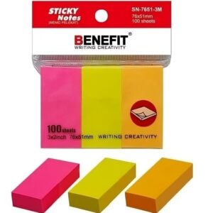 Benefit Sticky Notes SN-7651-3M (1 pack isi 3 Warna)
