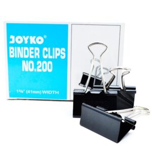 Joyko Binder Clip No. 200 Alat klip kertas penjepit Hitam