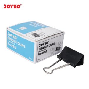 Joyko Binder Clip No. 280 (1 Box 6 Pcs) Klip kertas Hitam