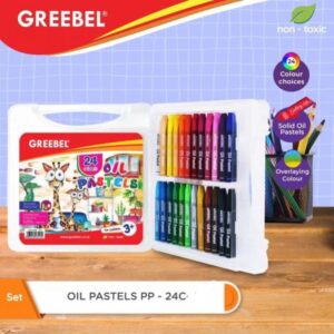 GREEBEL Oil Pastel 24 Warna Non Toxic - Krayon Mewarnai