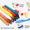 GREEBEL Oil Pastel 36 Warna Non Toxic - Krayon - Gambar 4