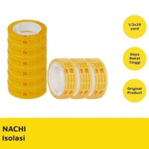 Isolasi Nachi 12 mm x 25 Yard (1 Slop 12 Roll)