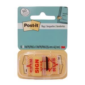 Sign Here (680-9) Sticky Notes Post It tanda tangan - penanda tanda tangan
