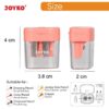 Rautan Pensil 2 Lubang Joyko B-24 2 in 1 - Sharpener Pencil - Gambar 3