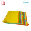 Bantex Pembatas Binder Bantex Cardboard Divider A4 12 Pages 1-12 6051 Bahan Karton - Gambar 3