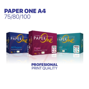 PaperOne Kertas HVS A4 (kertas fotocopy) 75gr, 80gr dan 100gr