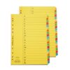 Bantex Cardboard Divider A4 20 Pages A-Z 6043 Pembatas Binder Bantex Bahan Karton - Gambar 4