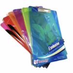 BUTTERFLY Clipboard F4 | Papan Jalan | Papan Ujian Colours Transparan