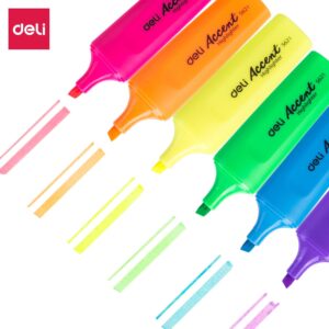 Deli Highlighter Warna ES621 - Penanda Warna Cerah