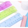Deli Penggaris Lentur Twist Me Ruler Penggaris Plastik Fleksibel Tidak Mudah Patah - Gambar 2