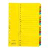Bantex Cardboard Divider A4 20 Pages A-Z 6043 Pembatas Binder Bantex Bahan Karton - Gambar 5