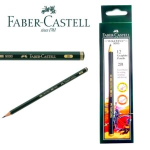 Faber-Castell Pensil Grafit 2B 1 Pack Isi 12 Batang Teknologi SV Bonding Tahan Lama