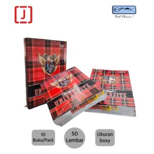 Ibook Buku Tulis Boxy Universite 50 Lembar (Harga 1 Pack isi 10 buku)