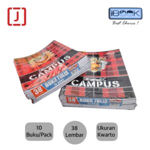 Ibook Buku Tulis Campus A5 38 Lembar (Harga 1 pack isi 10 buku)