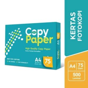 Copy Paper Kertas HVS A4 75 gr ( 1 rim isi 500 lembar )
