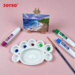 Joyko Palet Lukis Joyko PLT-114 Plastic Palette Putih 14.5 cm x 9.2 cm untuk Seni dan Lukisan