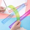 Deli Penggaris Lentur Twist Me Ruler Penggaris Plastik Fleksibel Tidak Mudah Patah - Gambar 3