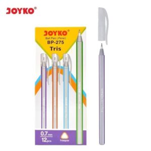 Ballpoint JOYKO BP-275 Tris 0,7 Hitam (1 Pack 12 Pcs) - Pulpen murah