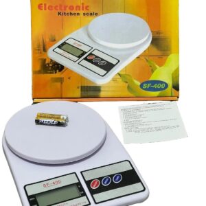 Timbangan Dapur Digital Led SF400 Timbang Kue Max 10kg Kitchen Scale dengan Display LED dan Tombol Fungsi Praktis