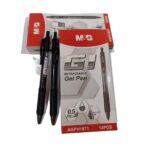 M&G Ballpoint Gel Retractable G1 0,5 -Hitam(Harga per pcs)