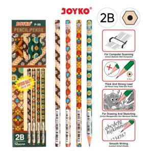 Joyko Pensil P-98 Motif batik (harga jual 1 lusin)