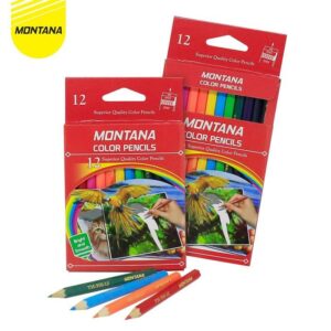 Montana Pensil Warna 12 Color Pendek TH-350